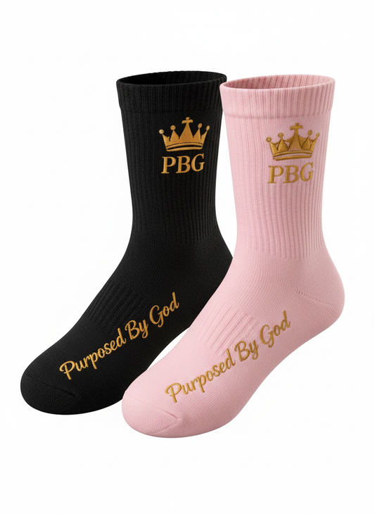 Purposed By God Walk By Faith Socks Collection