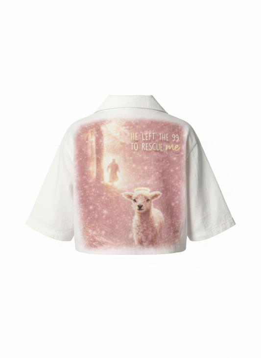 Purposed By God "He Left The 99 To Rescue Me" Button Up Shirt